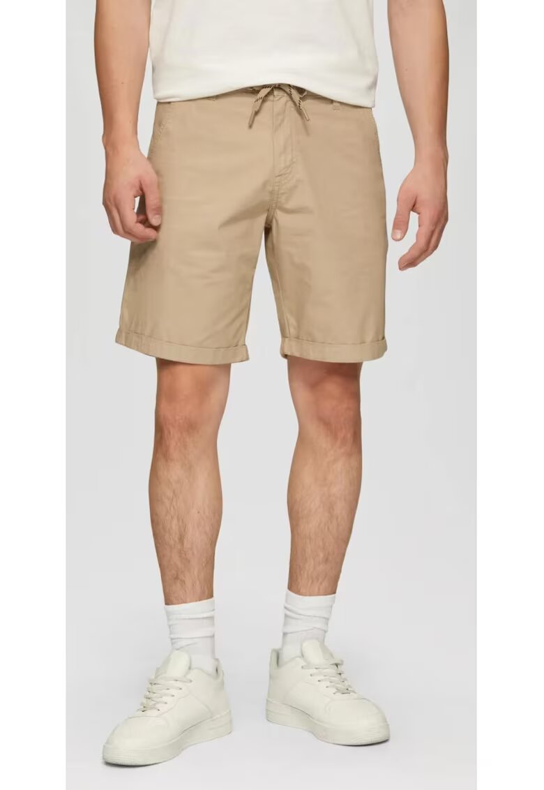 QS Q/S by s.Oliver Pantaloni scurti barbati chino - Jhon cu croiala Regular fit si talie medie
