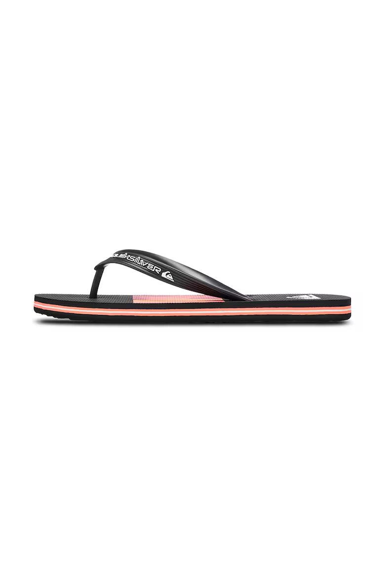 QUIKSILVER Чехли Molokai Stripe 25 Черен/Корал