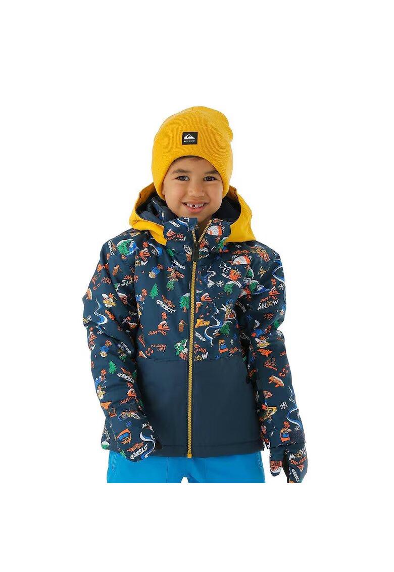 QUIKSILVER Детско ски яке - Полиестер - Многоцветен - Син