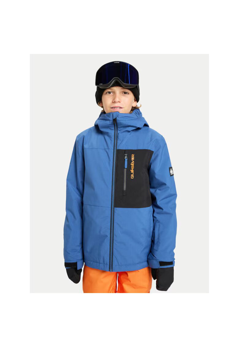 QUIKSILVER Детско яке за сноуборд - полиестер - синьо