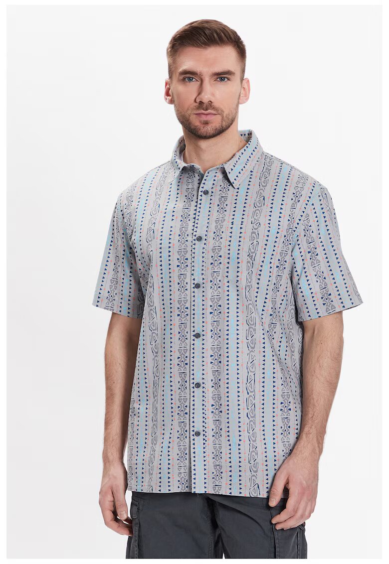 QUIKSILVER Мъжка риза - Памук - Сив
