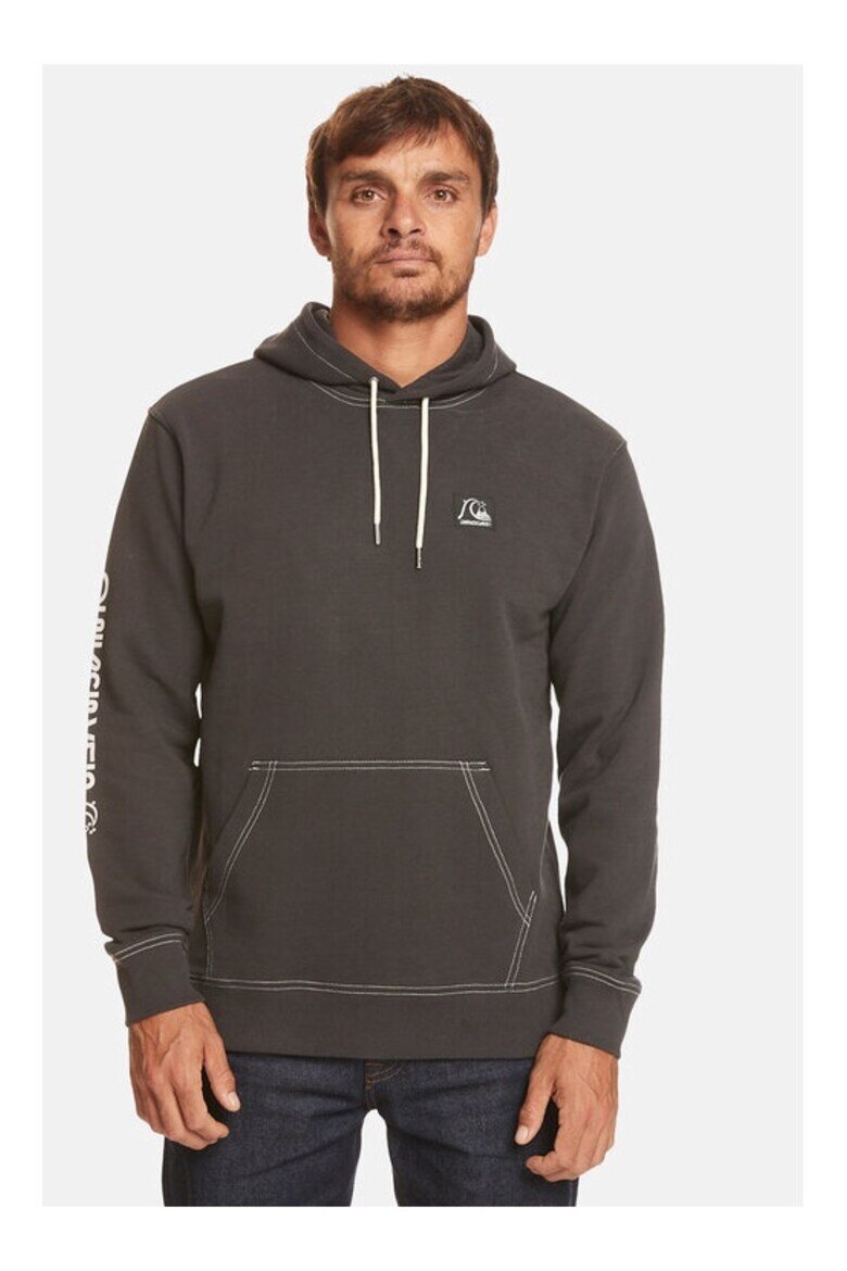 QUIKSILVER Мъжки суичър 8031 Памук Черен
