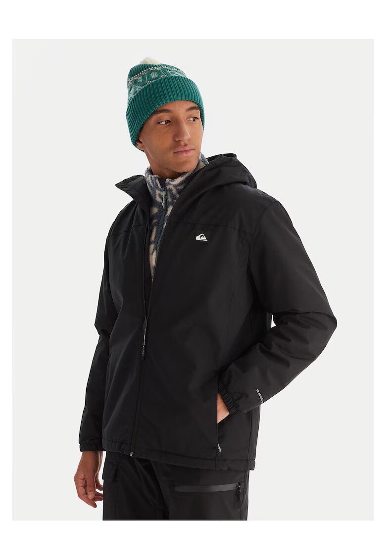 QUIKSILVER Мъжко преходно яке черно - изработено от издръжлив материал