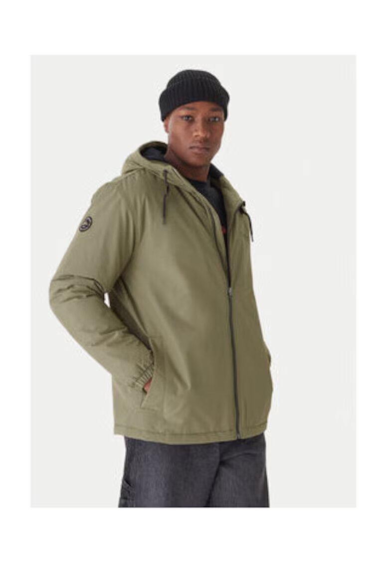 QUIKSILVER Мъжко преходно яке - зелено - памук и найлон