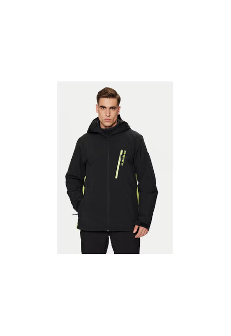 QUIKSILVER Мъжко ски яке - 303979355 - Рециклиран полиестер/Полиестер - Черно
