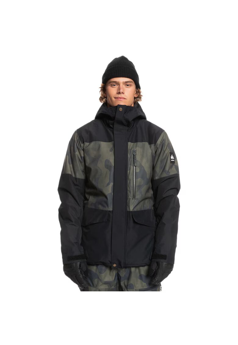 QUIKSILVER Мъжко ски яке - Полиестер - Черно/Камуфлаж
