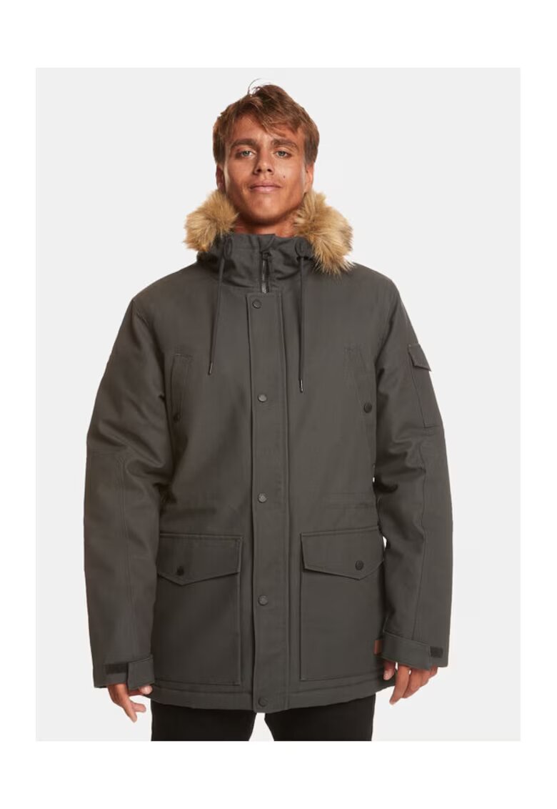 QUIKSILVER Мъжко яке - 6907 - Памук - Сиво