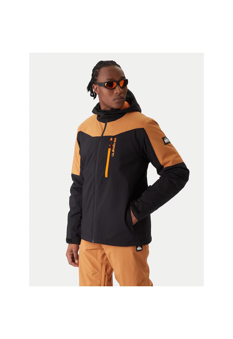 QUIKSILVER Мъжко яке за сноуборд черно - оранжево