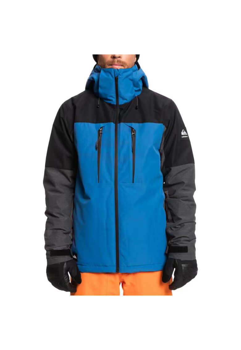 QUIKSILVER Mission Plus мъжко ски яке - синьо - 100% полиестер - 10K технология - Warmflight изолация -
