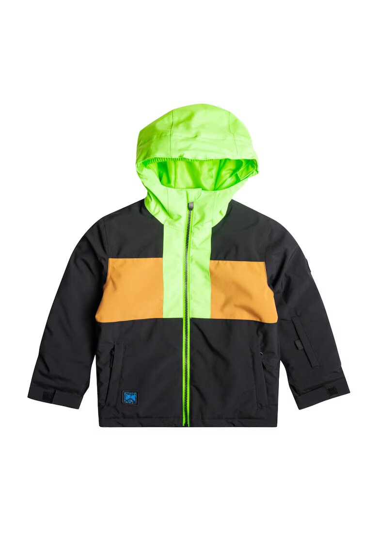 QUIKSILVER Момчешко ски яке черно - 100% полиестер - система за разширяване - за зимни спортове -