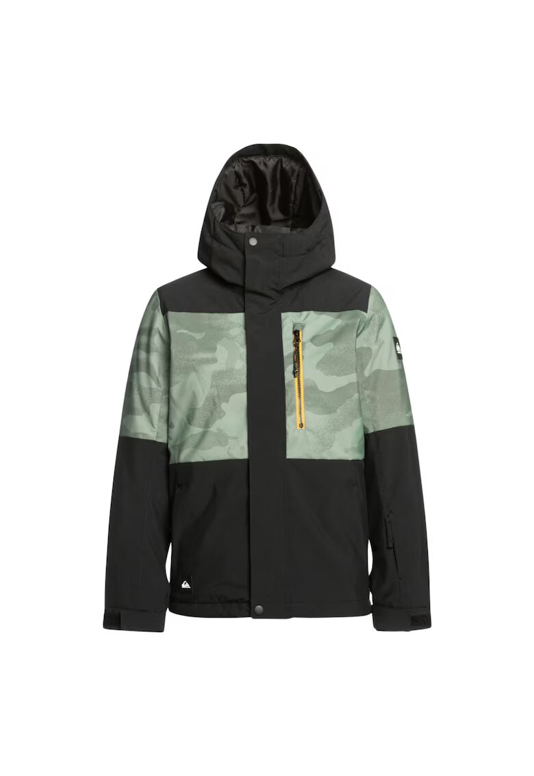 QUIKSILVER Яке за сноуборд Mission - зелено - 100% полиестер - водоустойчиво - дишащо -