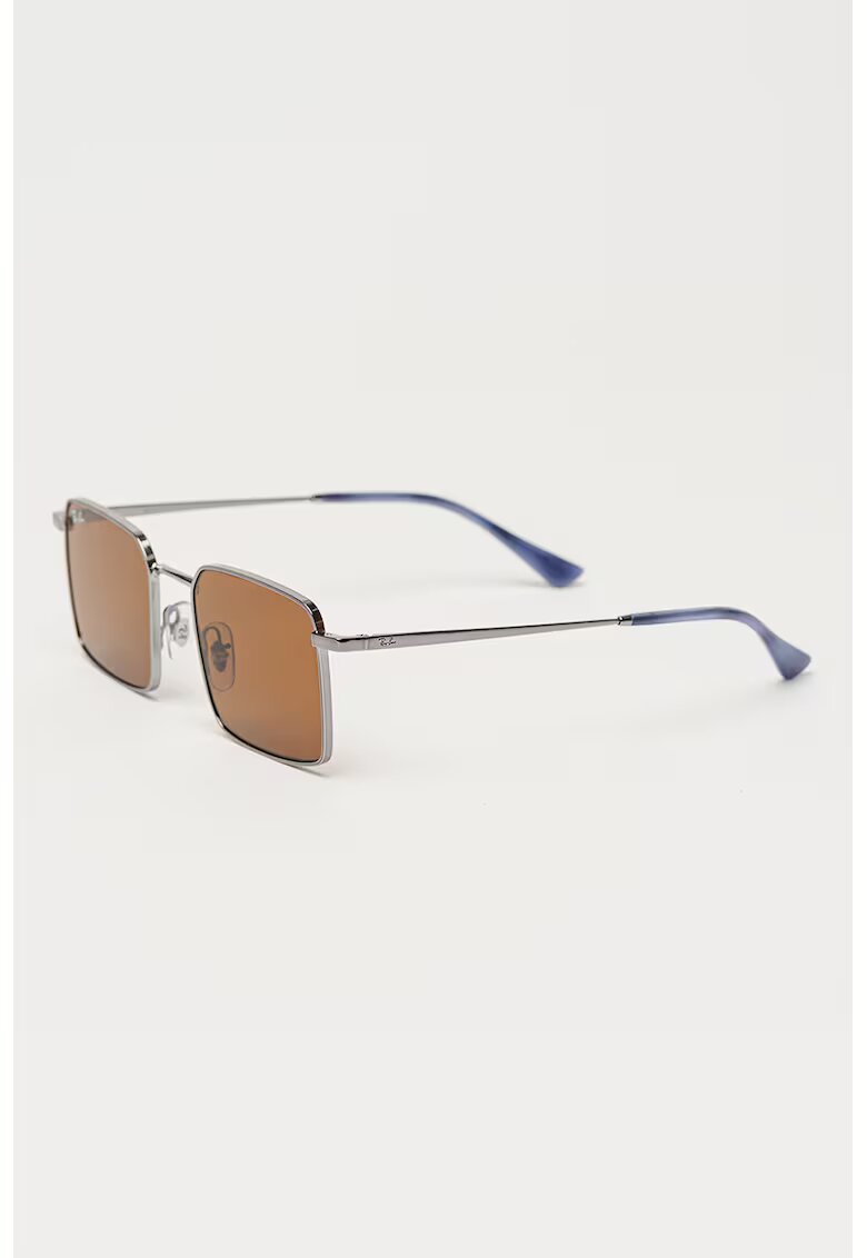 Ray-Ban Квадратни слънчеви очила с метална рамка