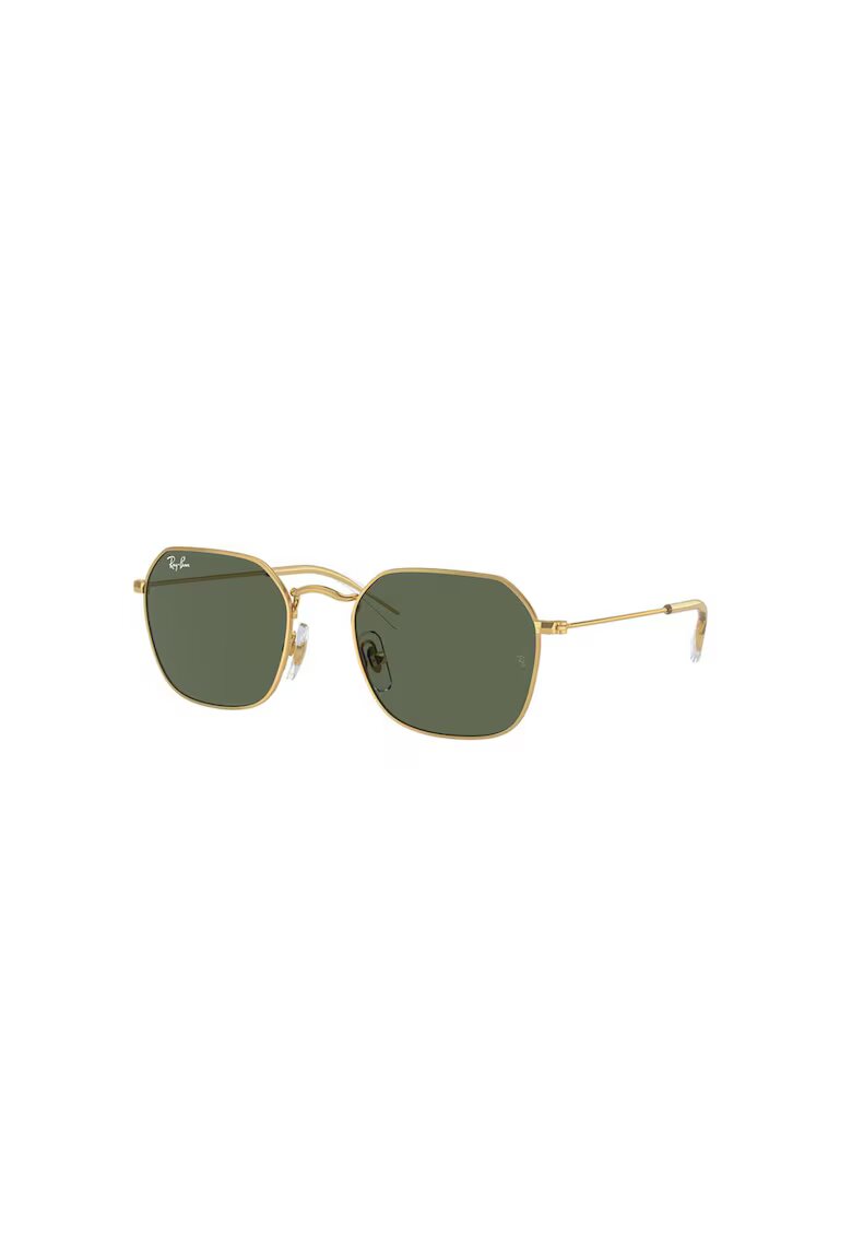 Ray-Ban Квадратни слънчеви очила с метална рамка - Златист/Кафяв