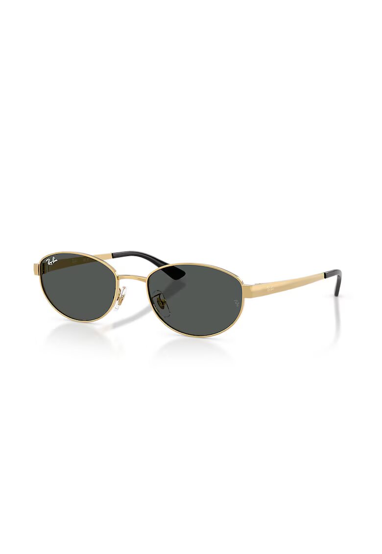 Ray-Ban Метални слънчеви очила с овални стъкла - Златист