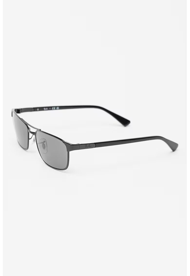 Ray-Ban Правоъгълни слънчеви очила с метална рамка