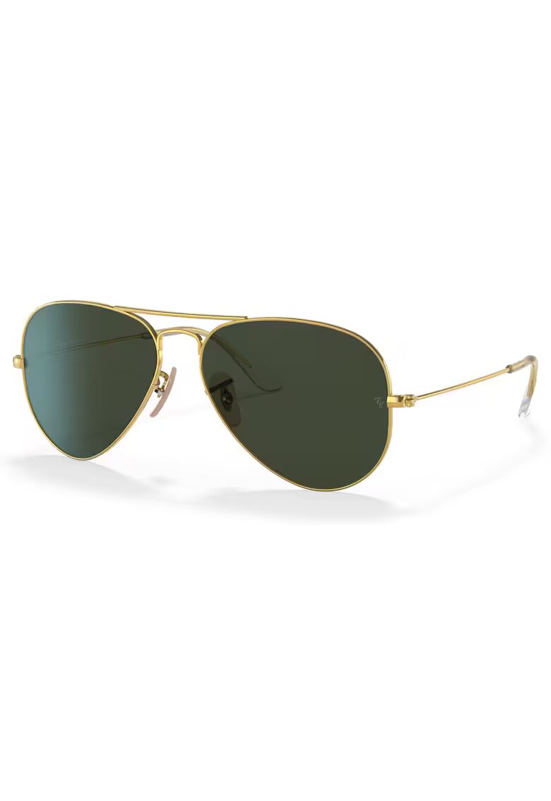 Ray-Ban Ray Ban - Слънчеви очила Aviator с метална рамка - Бял/Златист