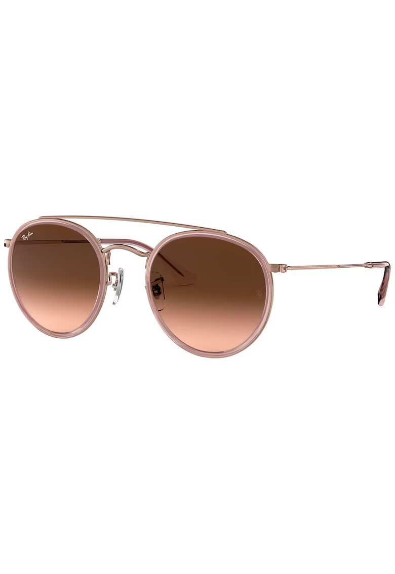 Ray-Ban Слънчеви очила RayBan - Round Double Bridge с градуирана леща - Prink Bronze Copper/Brown - 51-22-145