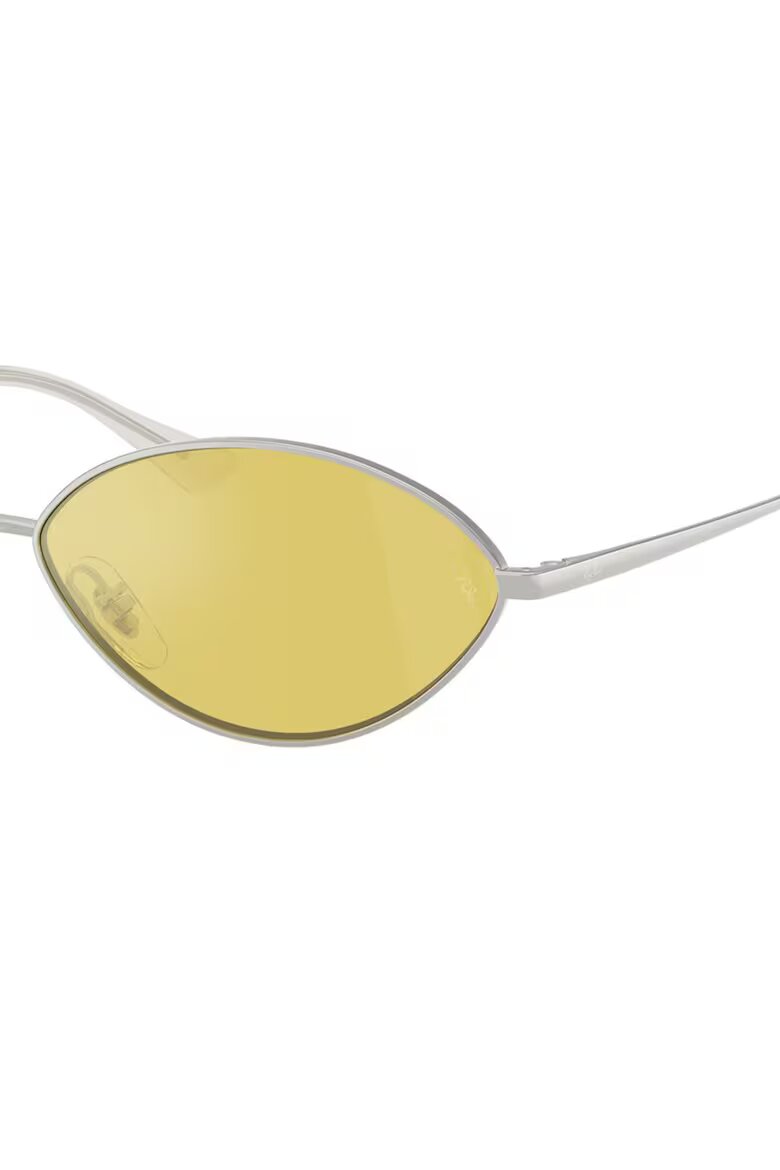 Ray-Ban Унисекс овални слънчеви очила Kai Сребрист