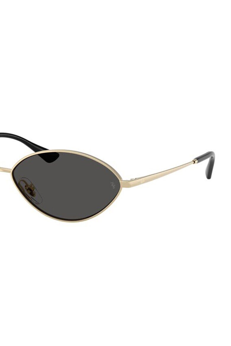 Ray-Ban Унисекс овални слънчеви очила Kai Златист/Черен