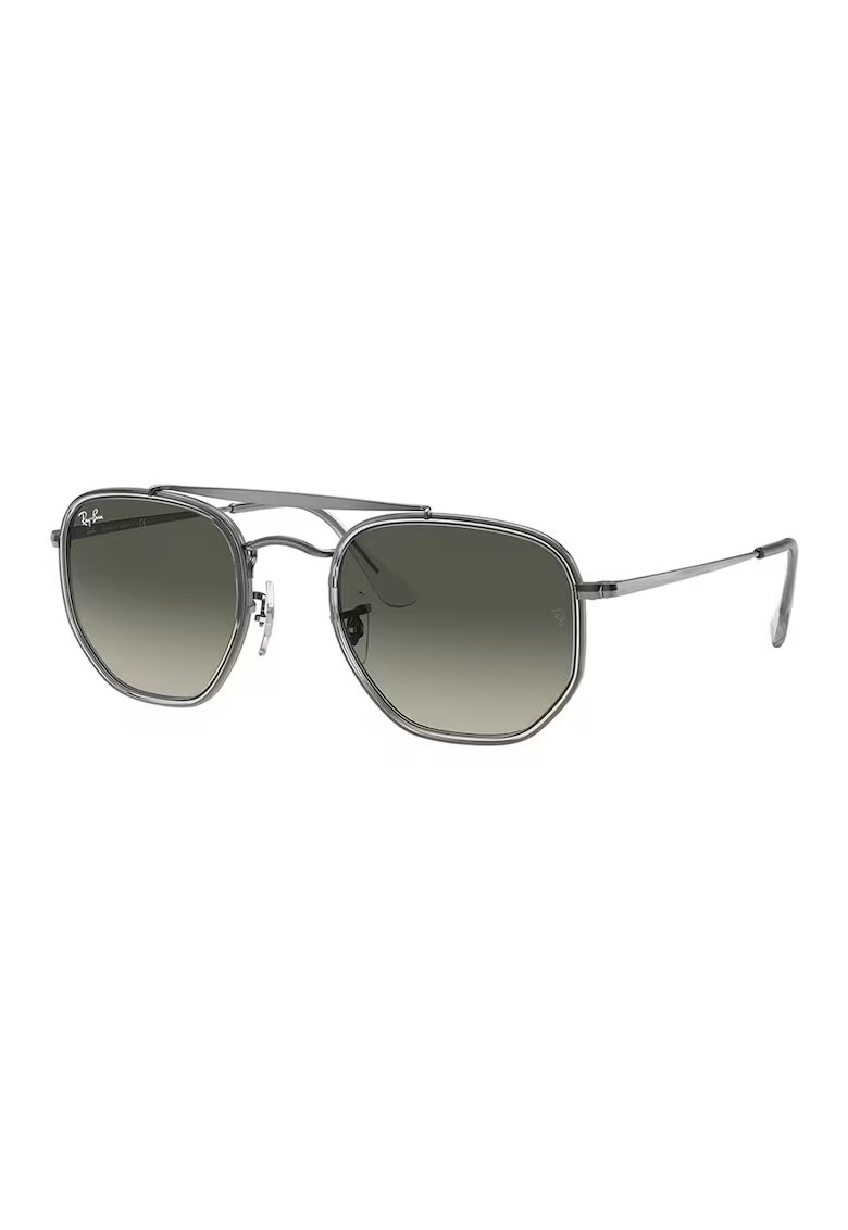 Ray-Ban Унисекс шестоъгълни слънчеви очила The Marshal II - Златист/Кафяв