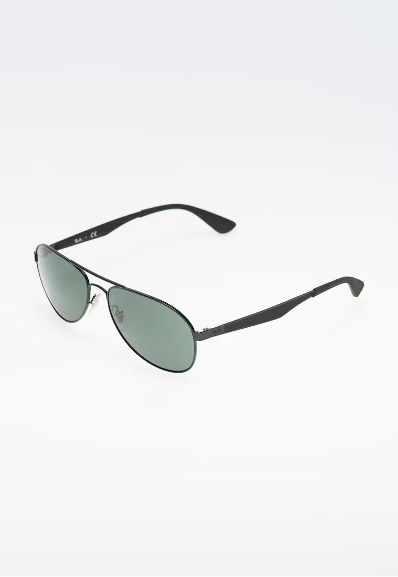 Ray-Ban Унисекс слънчеви очила Aviator с плътен цвят на стъклата