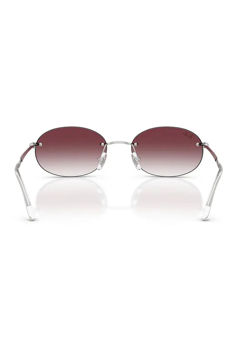 Ray-Ban Унисекс слънчеви очила с метална рамка Тъмносребрист