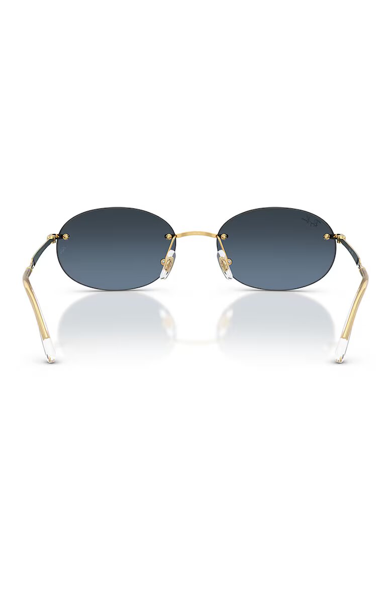 Ray-Ban Унисекс слънчеви очила с метална рамка Златист/Тъмносин