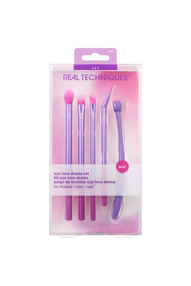 Real Techniques Комплект от 5 четки за грим Eye Love Drama Kit