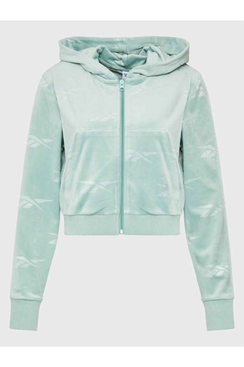 Reebok Дамска блуза 300587805 Полиестер Зелен