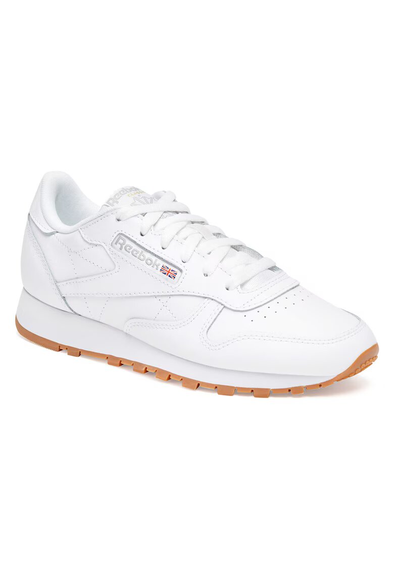 Reebok Дамски кецове - естествена кожа - бели
