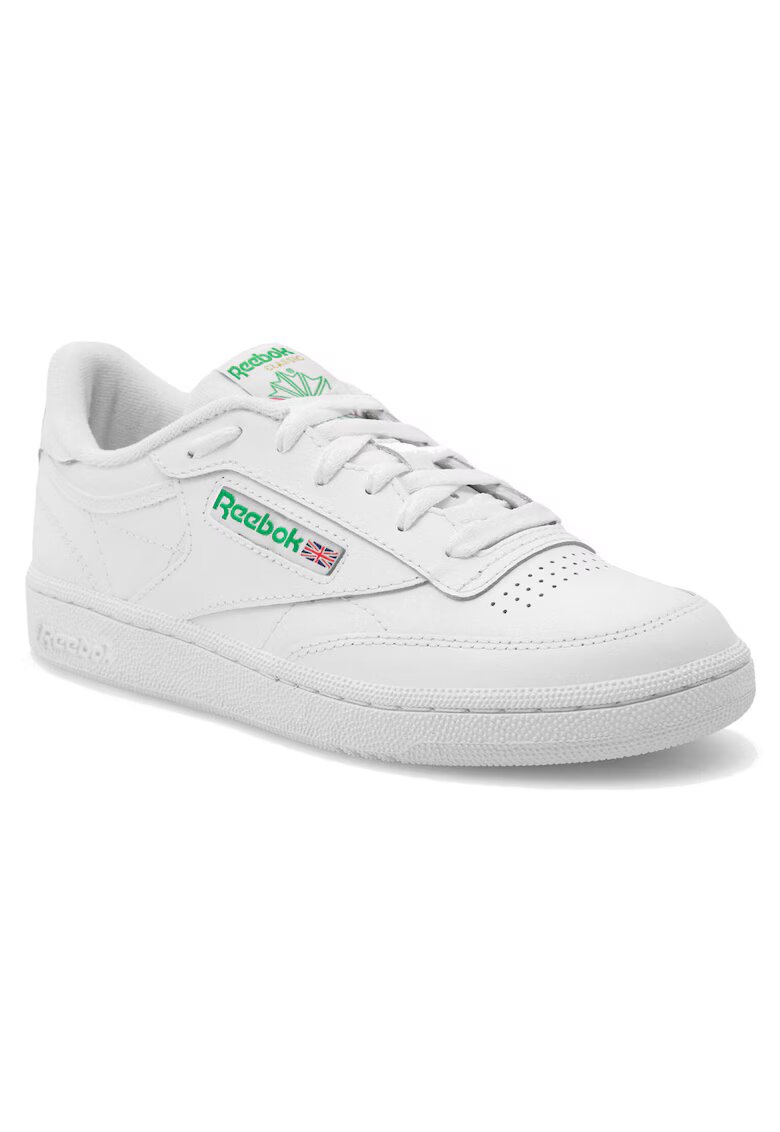 Reebok Дамски обувки Club C 85 - бели - естествена кожа - спортен дизайн - удобни