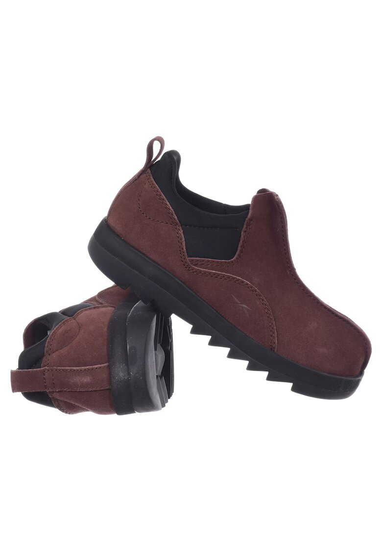 Reebok Дамски спортни обувки GX4476 - Естествена кожа - Черно/Кафяво