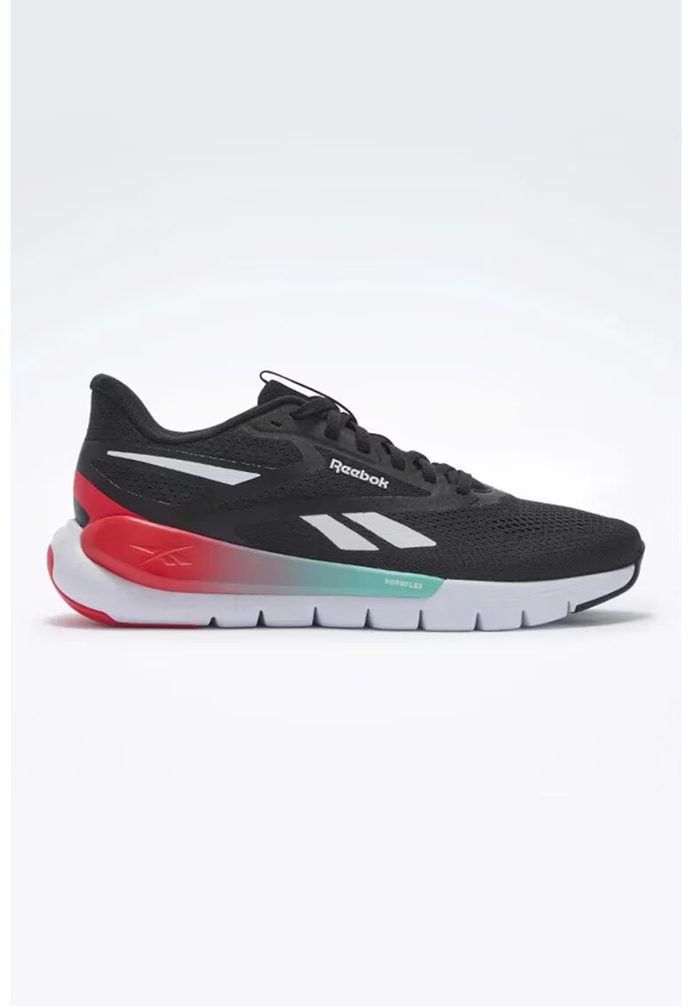 Reebok Фитнес обувки Flex с връзки - Черен/Аленочервен
