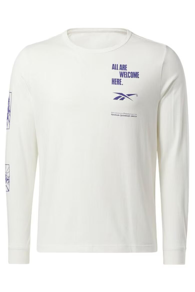 Reebok Мъжка блуза HN5806 Памук Екрю