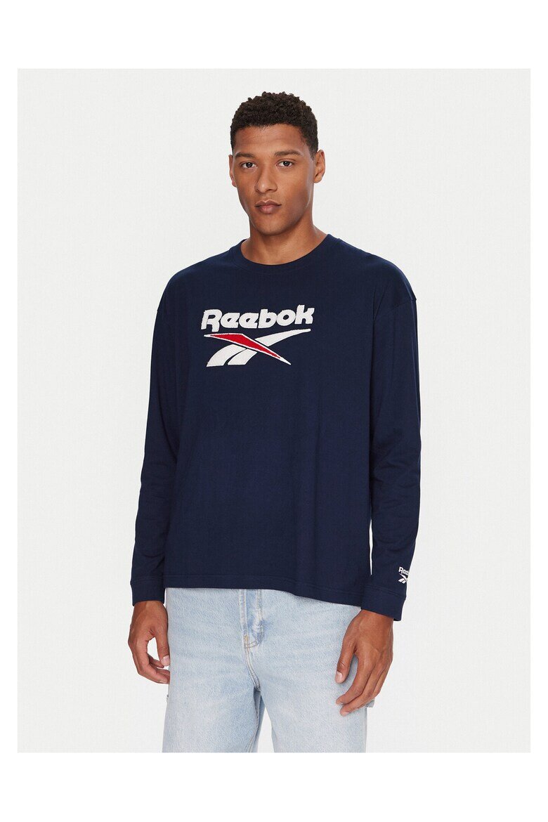 Reebok Мъжка блуза памук тъмносин