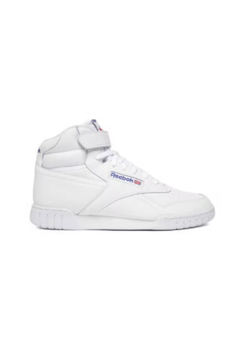 Reebok Мъжки кецове естествена кожа - бели - с връзки 5 - без десен