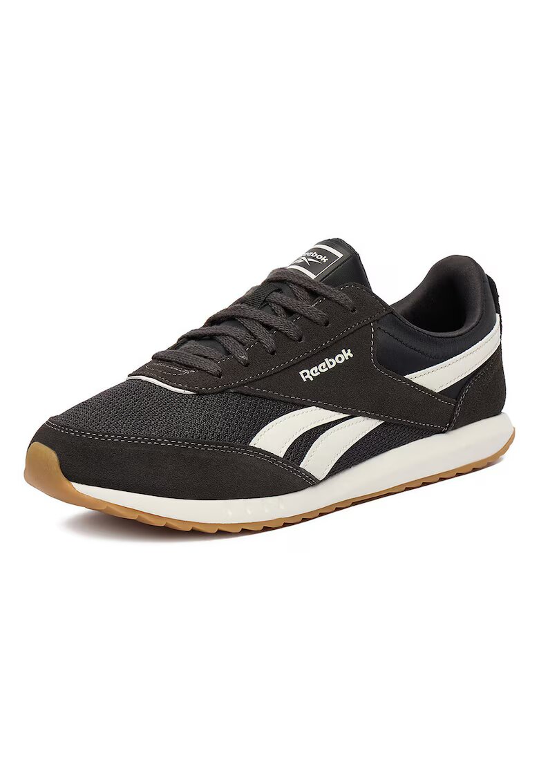 Reebok Мъжки кецове - естествена кожа и текстил - черно и бяло - спортен стил