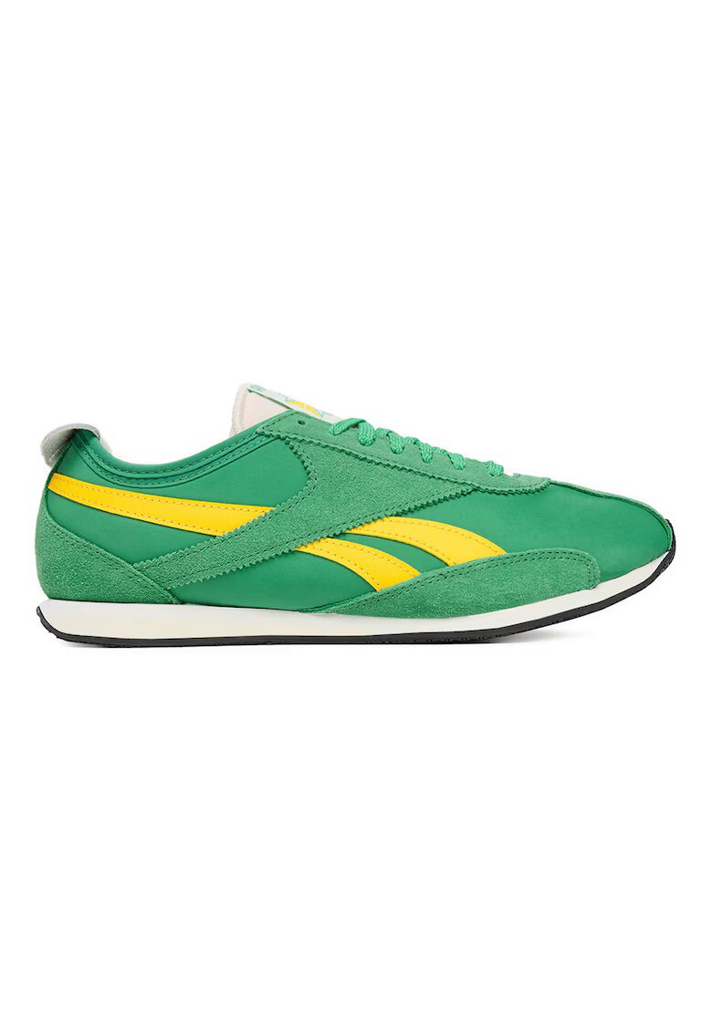 Reebok Маратонки за мъже - текстил - зелено/жълто