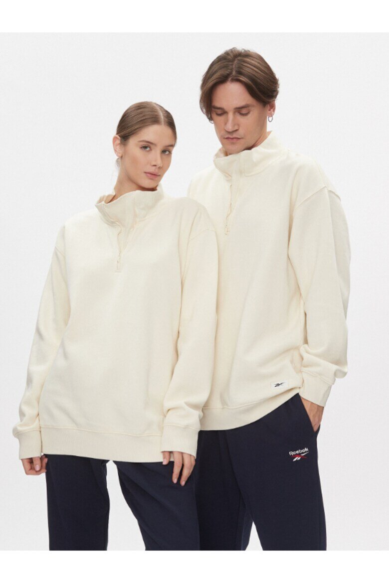 Reebok Мъжки суичър 300002766 Памук Екрю