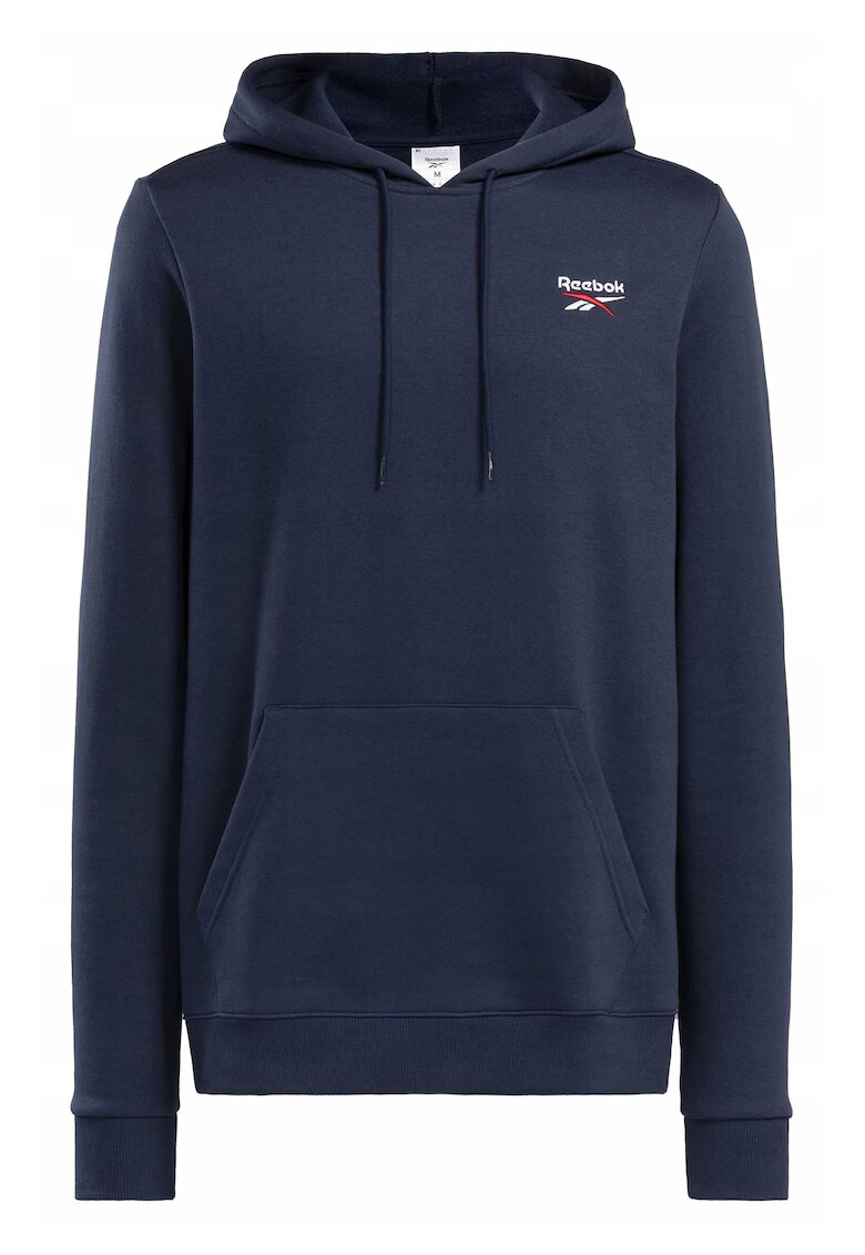 Reebok Суичър с кенгуру джоб и лого детайл -