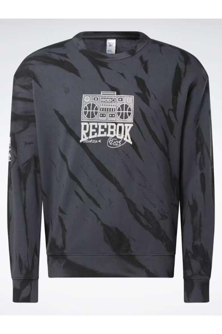 Reebok Унисекс суичър 301802174 Памук Сив