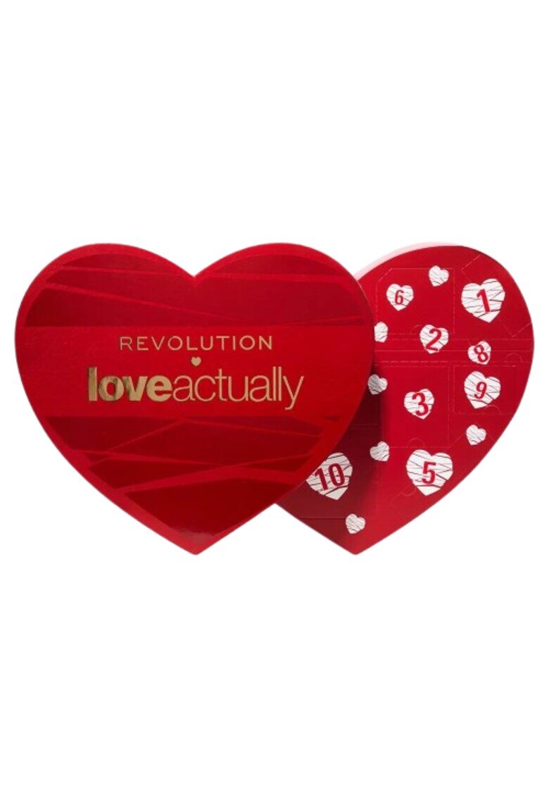 REVOLUTION Адвент календар с 12 продукта и аксесоари и грим - Love Actually 12 Days - 12 бр.