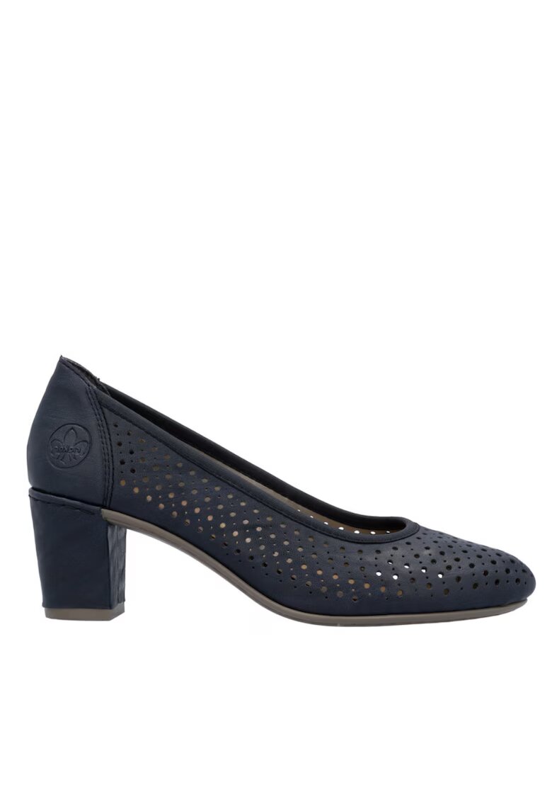 Rieker Pantofi casual - dama - 41057-14 - albastru - piele naturala