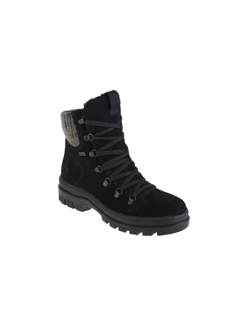 Rieker Зимни боти - Booties X8200-00 - черни - Черен
