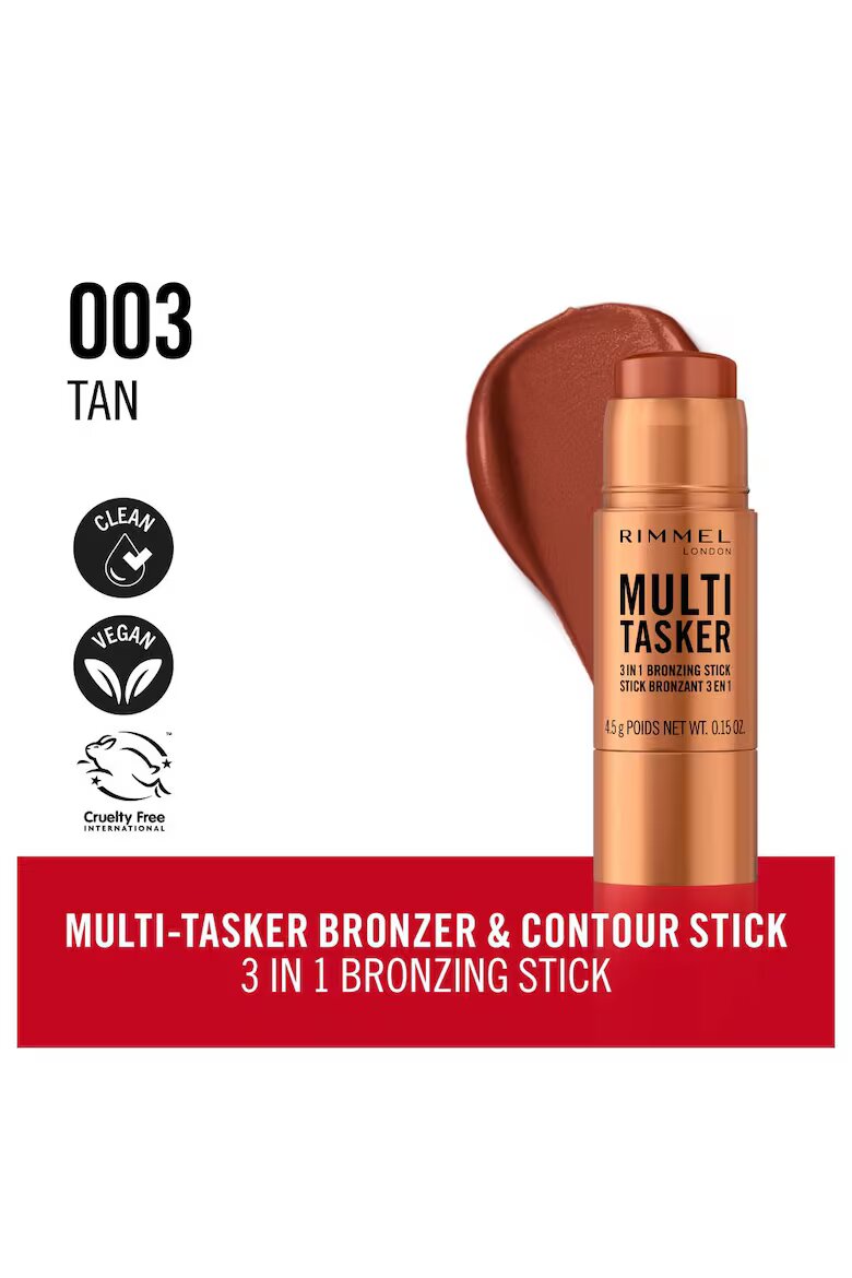 Rimmel Бронзиращ стик Multi Tasker за скулптуриране и контуриране 45 гр Tan