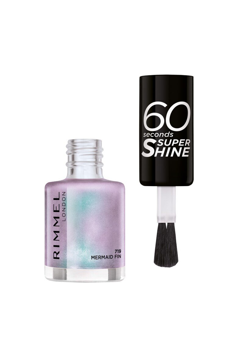 Rimmel Лак за нокти London 60 Seconds Super Shine 811 Hot Metal Love 8 мл 719