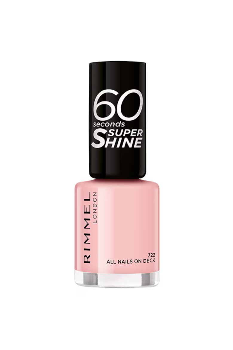 Rimmel Лак за нокти London 60 Seconds Super Shine 811 Hot Metal Love 8 мл 722