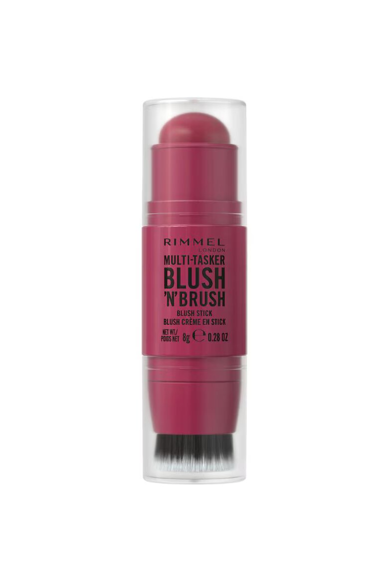 Rimmel Руж Multi-Tasker Blush'N'Brush Stick 8 гр Fushia Glam
