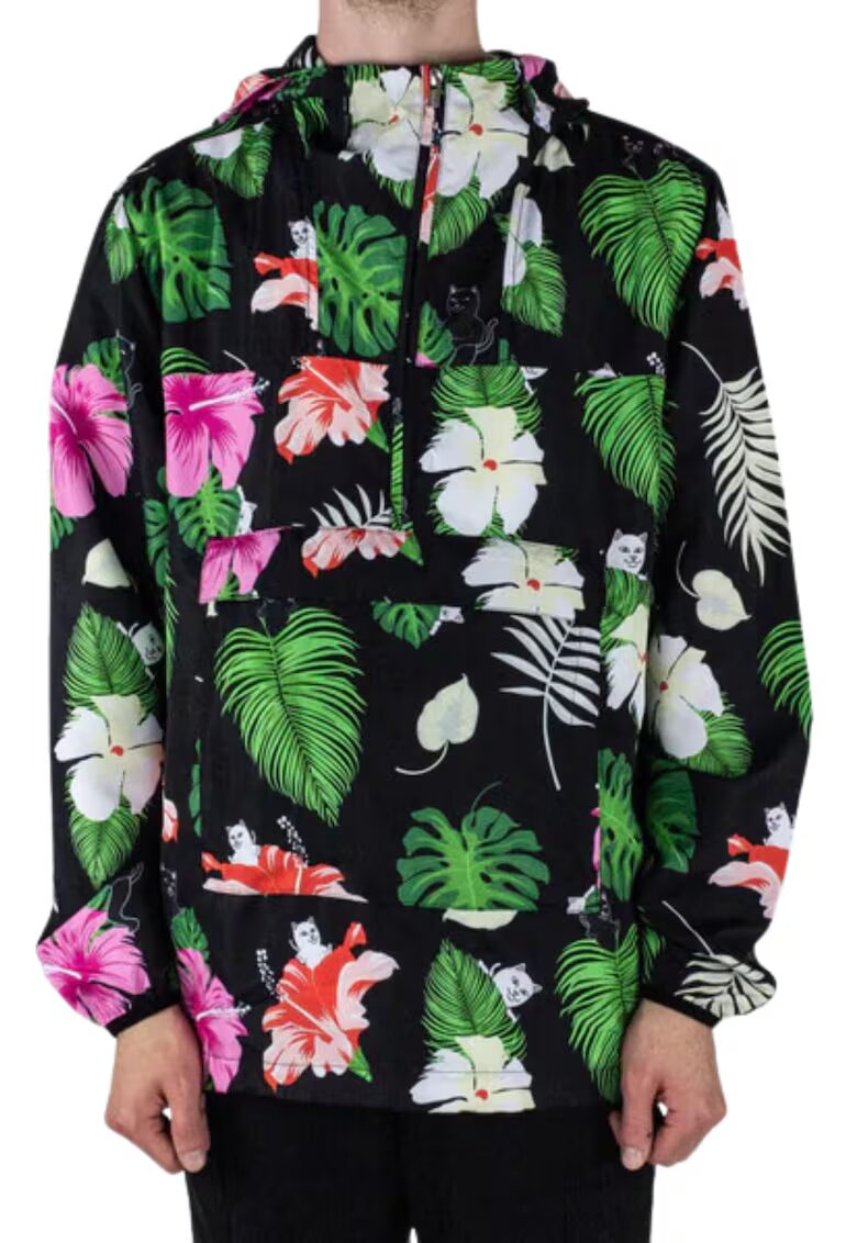 RIPNDIP Яке унисекс модел на цветя Maui Nerm - полиестер - многоцветно -