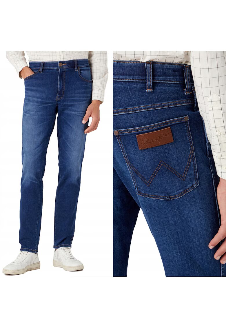 River Мъжки дънки Wrangler Larston - сини (rodeo bull) - W32 L34